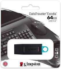 PENDRIVE KINGSTON USB DTX 64GB