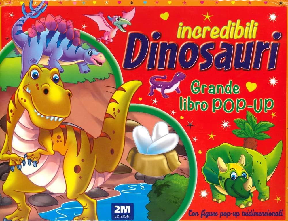  INCREDIBILI DINOSAURI. GRANDE LIBRO POPUP. EDZI. A COLORI 