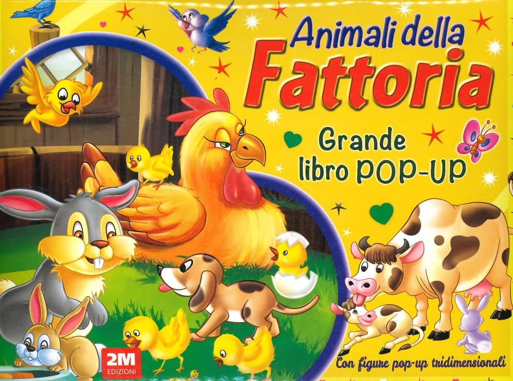  ANIMALI DELLA FATTORIA. GRANDE LIBRO  POP UP. EDIZ. A COLORI 