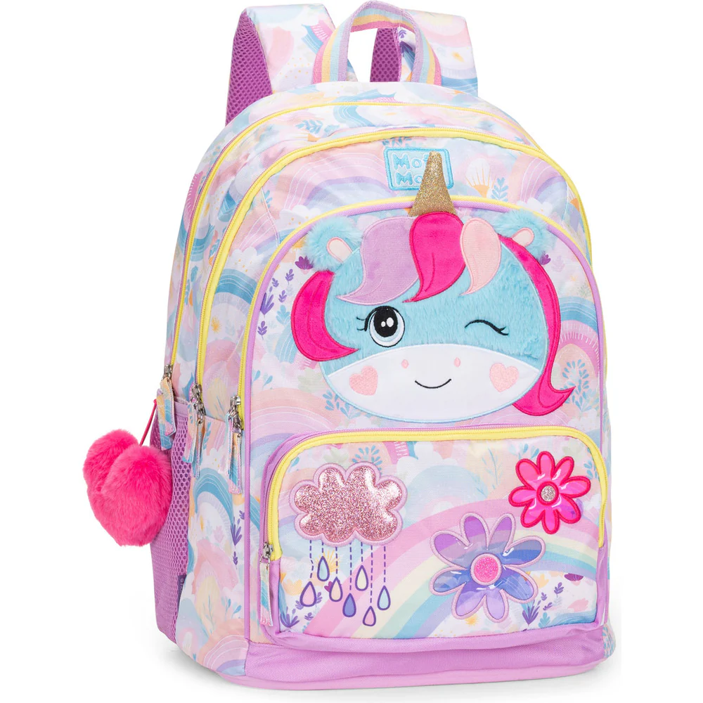 ZAINO SCUOLA ORG UNICORNO MOFUMOFU