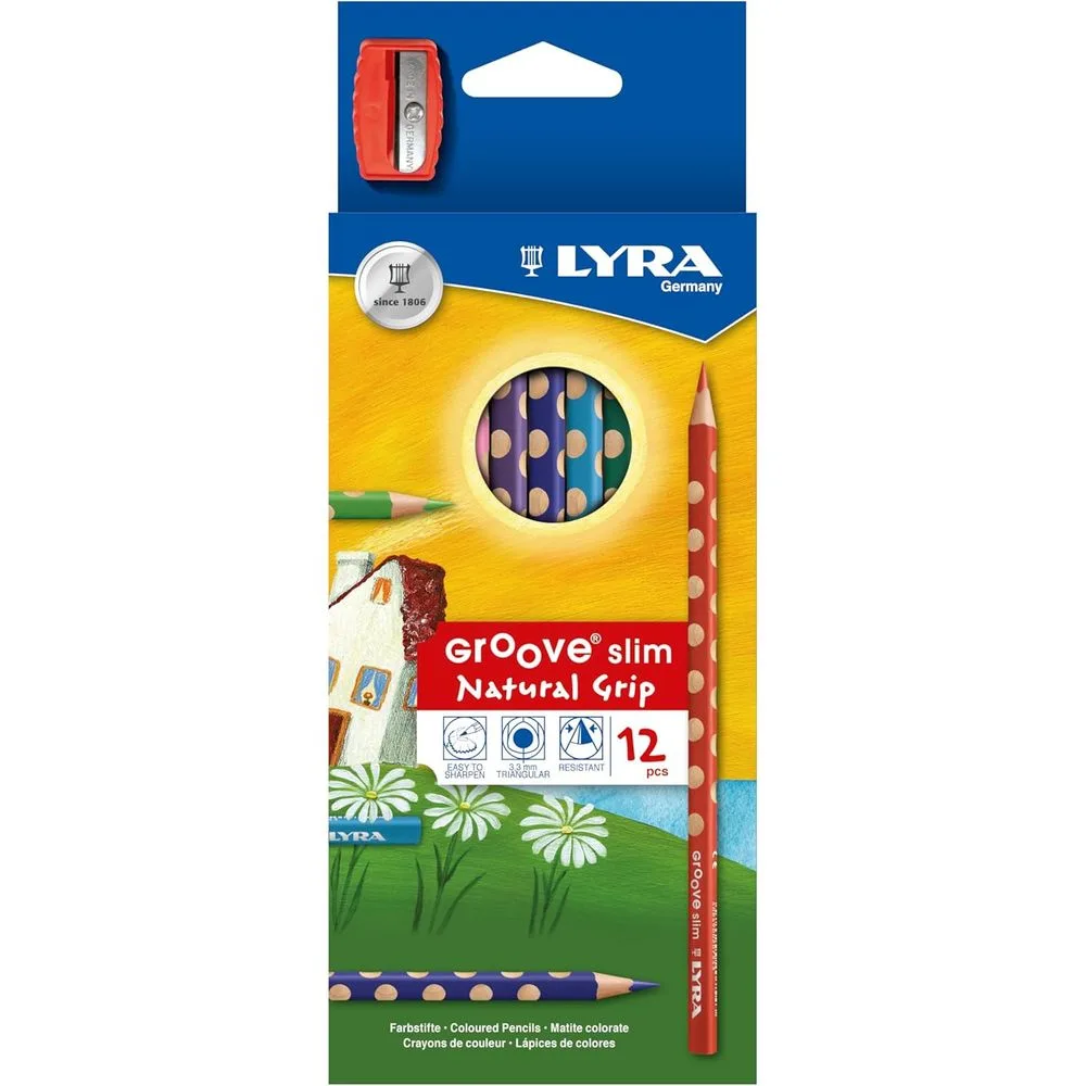 Matite colorate LYRA Groove slim da 12