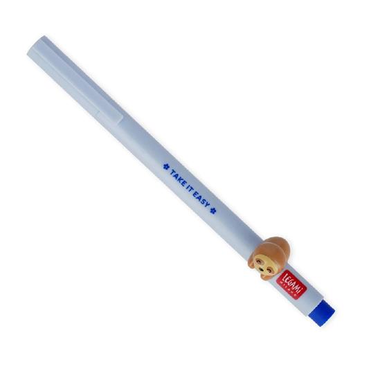 LEGAMI GEL PEN BLU WITH ANIMAL DECORATION - LOVELY FRIENDS - SLOTH