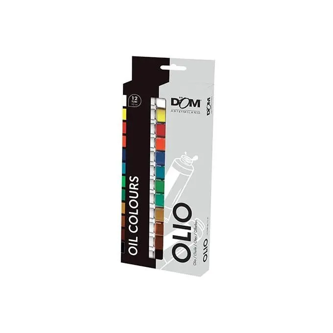  TUBETTI A OLIO 12 COLORI 12 ML