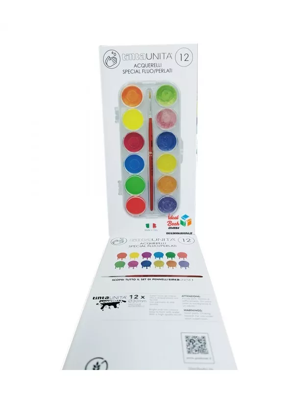 TINTA UNITA Acquerelli Fluo e Perlati 