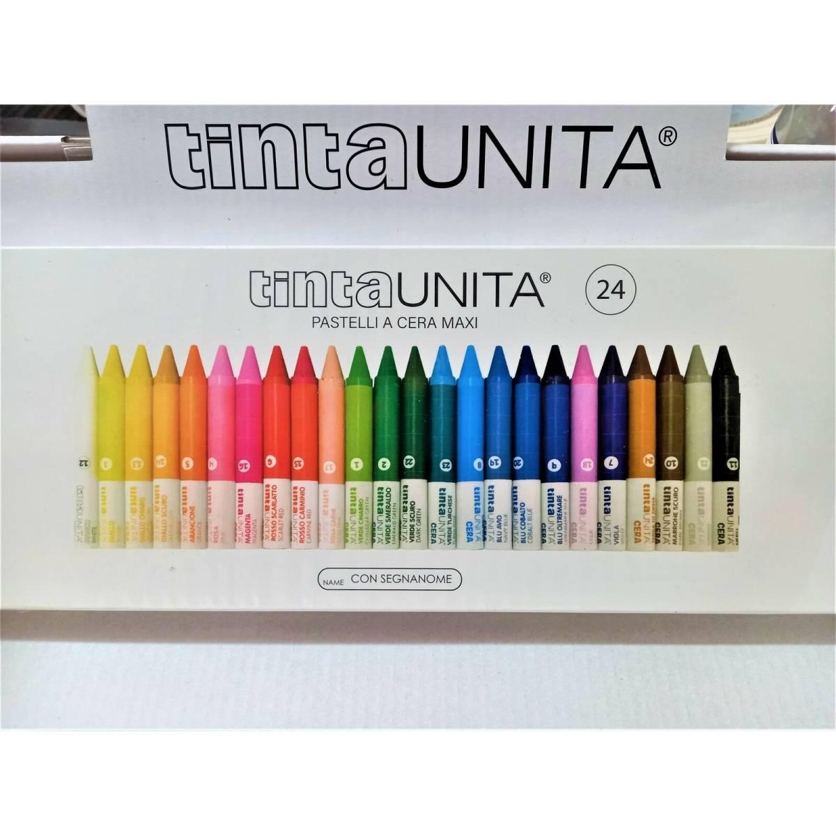 TINTA UNITA Pastelli a cera maxi d a24
