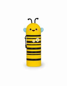 Legami Astuccio 2 in 1 in morbido Silicone Kawaii Portapenne bee