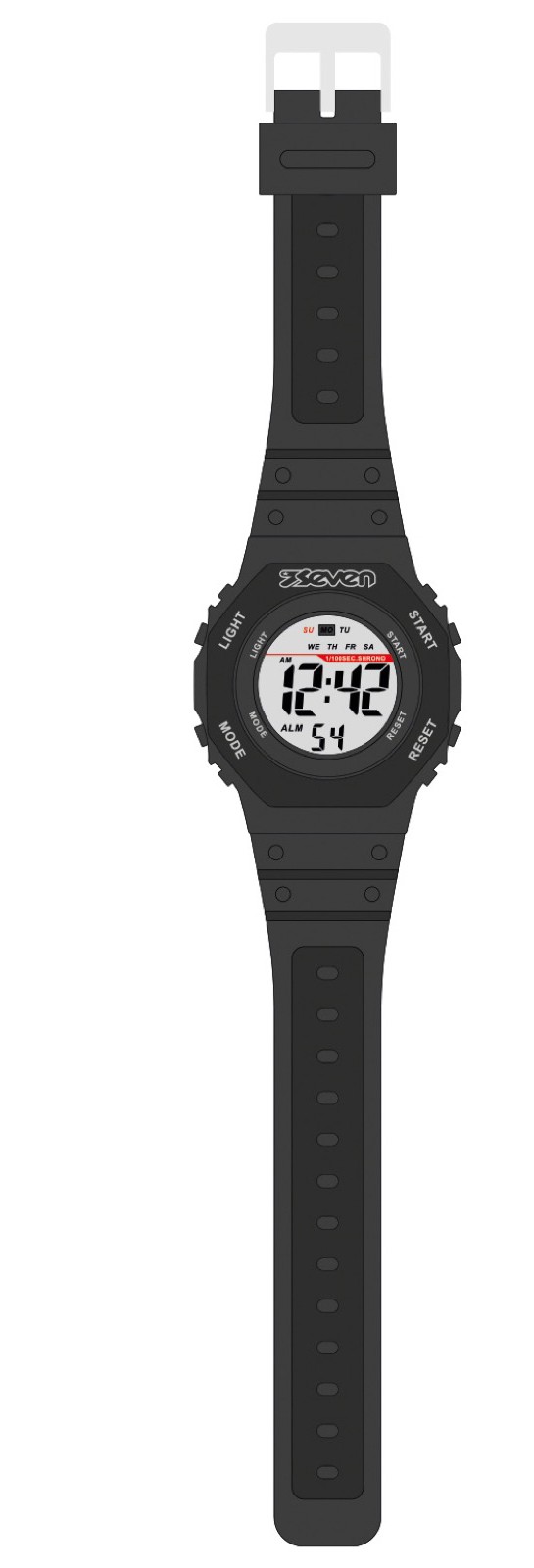 SEVEN OROLOGIO DIGITALE NERO