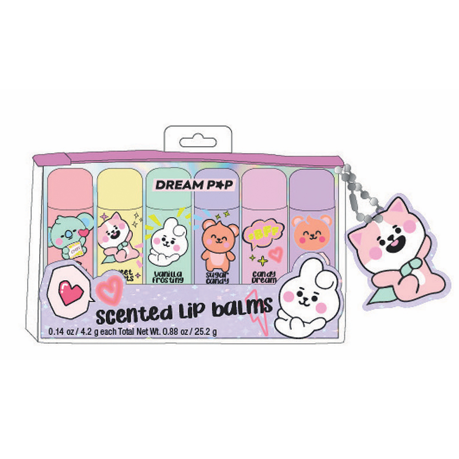 SEVEN LIP BALM SET CONIGLIO TRI-COASTAL DREAMPOP