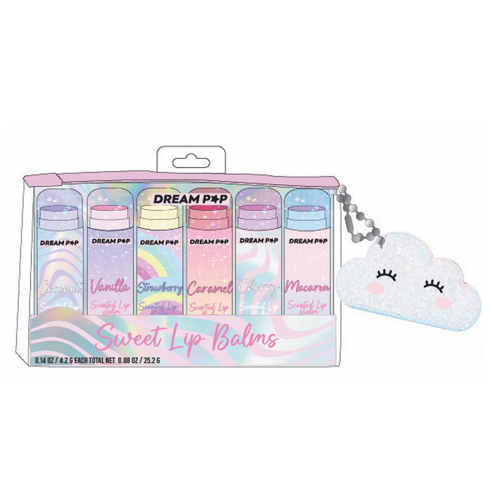 SEVEN SET LIP BALM NUVOLA TRI-COASTAL DREAMPOP