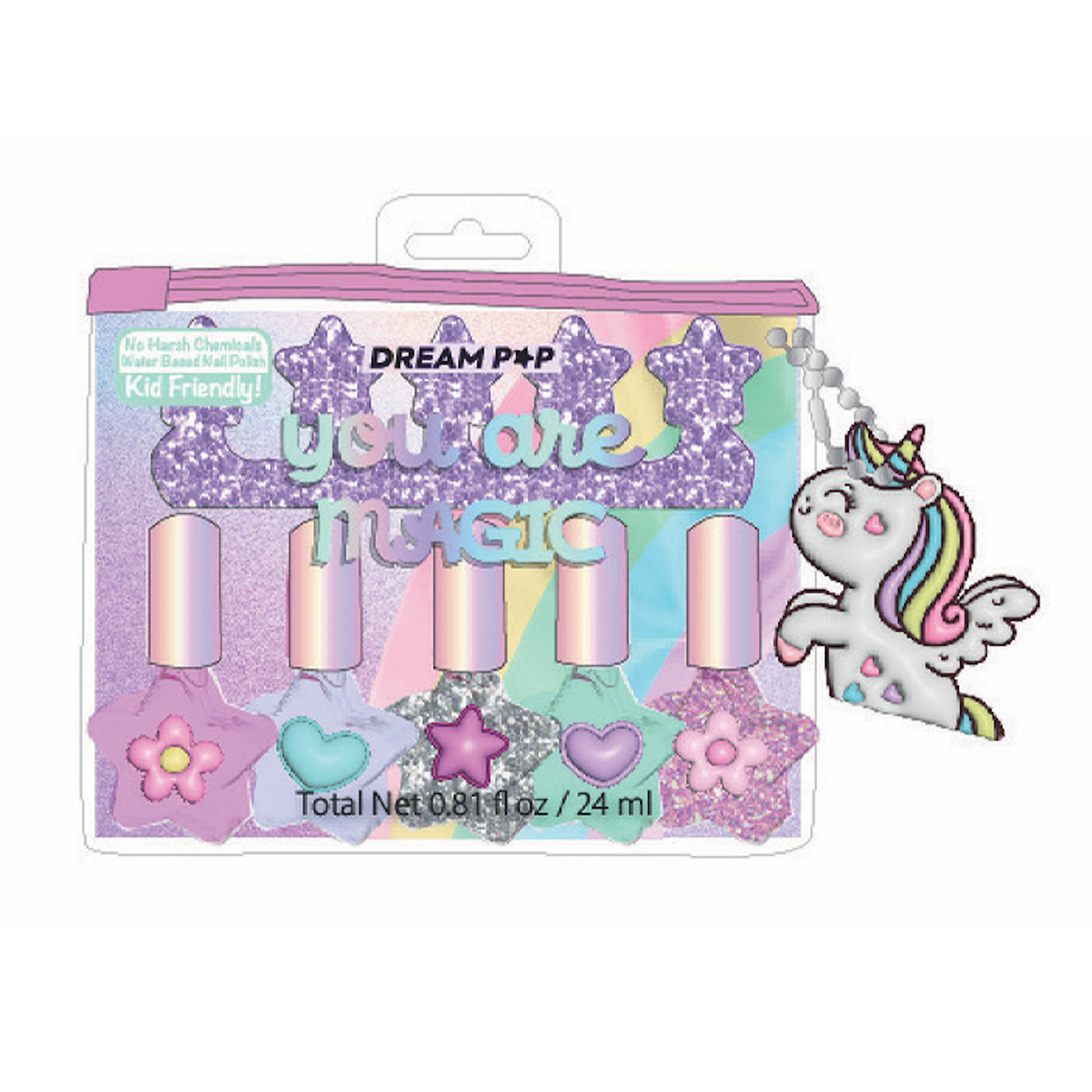 SEVEN MINI SET NAIL SET UNICORNO TRI-COASTAL DREAMPOP