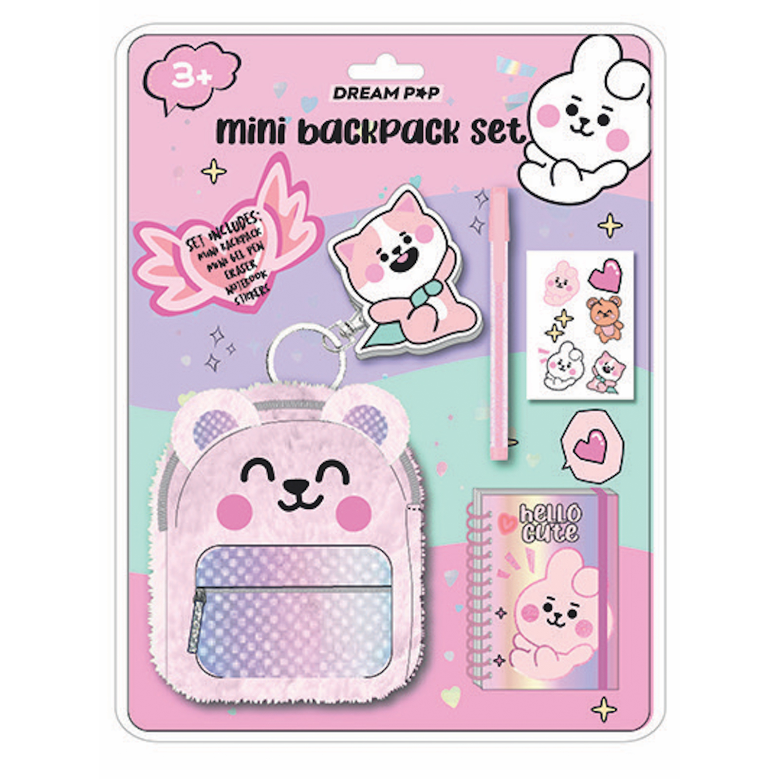SEVEN  MINIBACKPACK SET CONIGLIO