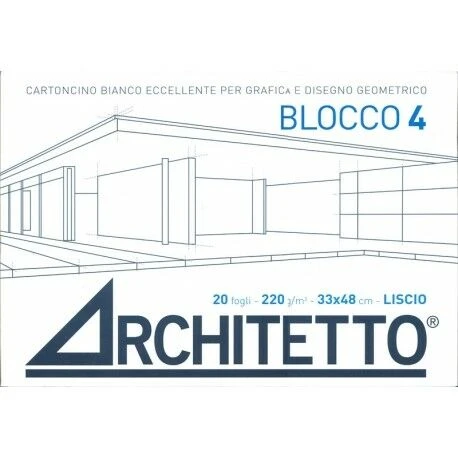ALBUM ARCHITTTO F4 24x33 220gr.  LISCIO/RIQUADRATO/RUVIDO