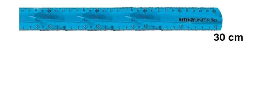 RIGHELLO FLEX TINTA UNITA 30cm
