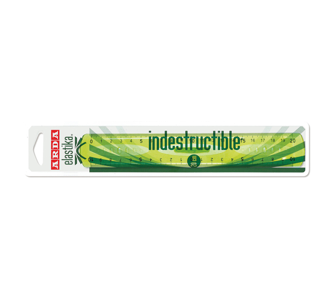 RIGHELLO DOPPIODECIMETRO CM.20 ELASTIKA ARDA