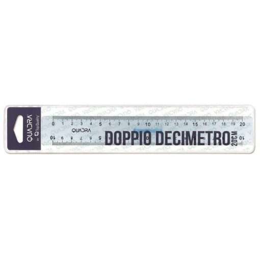 Righello Top Quality 20 cm – Superficie trasparente e speculare – Linea tecnica per disegno.