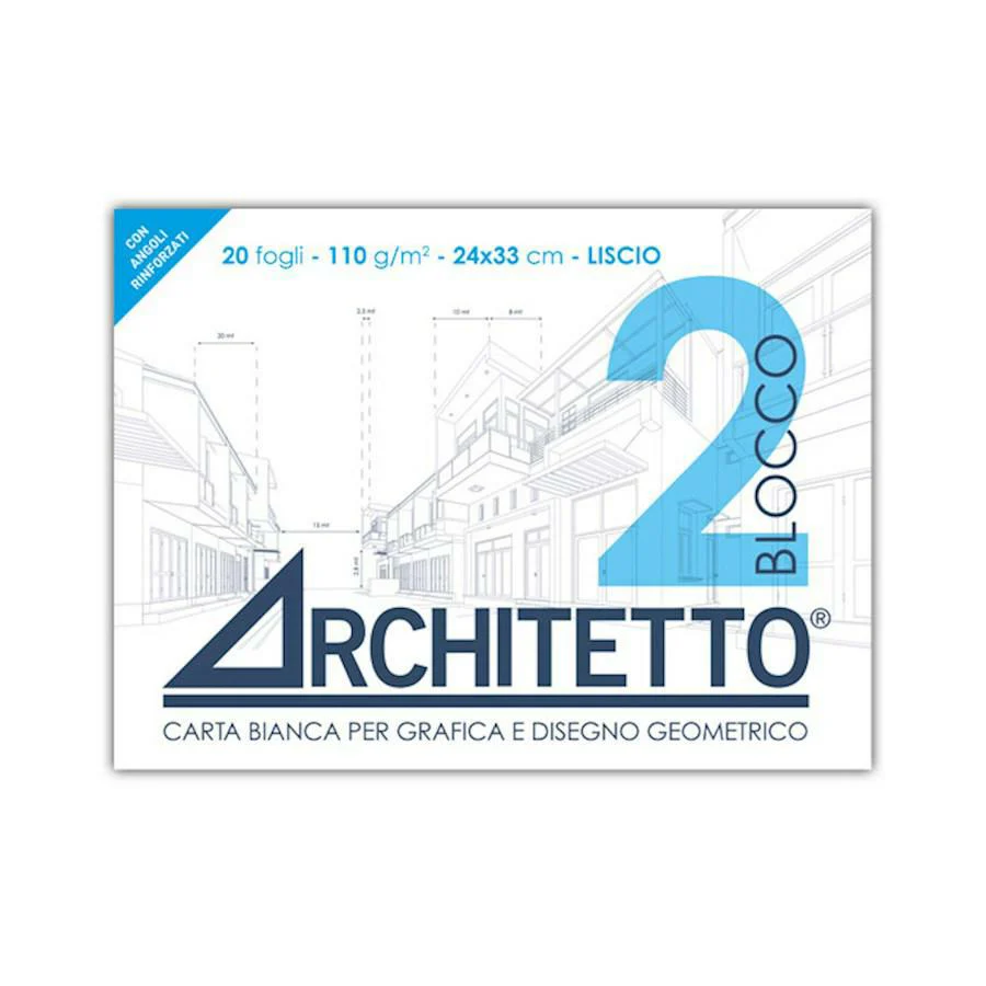 ALBUM ARCHIETTO F2 24x33 110gr. LISCIO/RUVIDO/RIQUADRATO