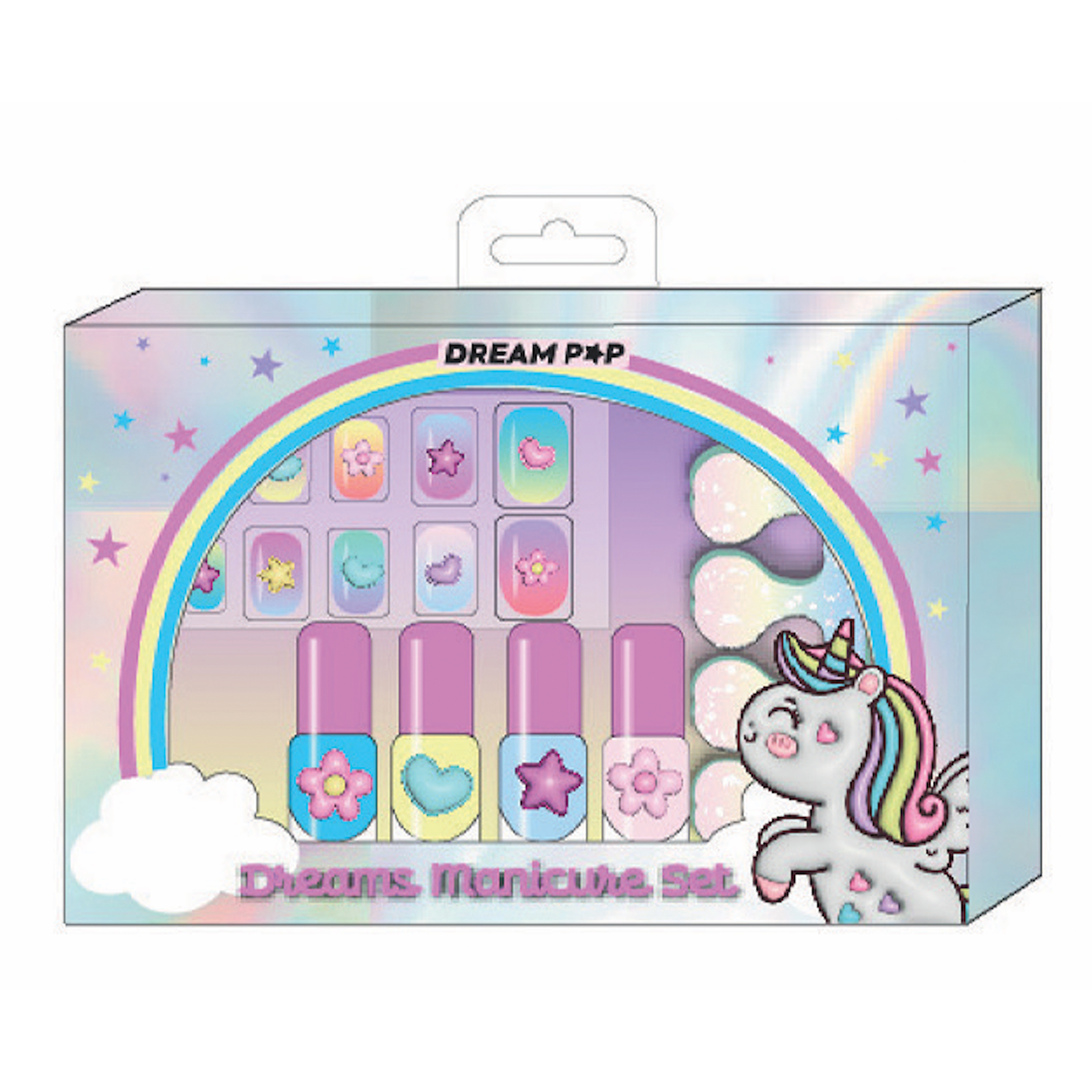 SEVEN MANICURE SET UNICORNO TRI-COASTAL DREAMPOP