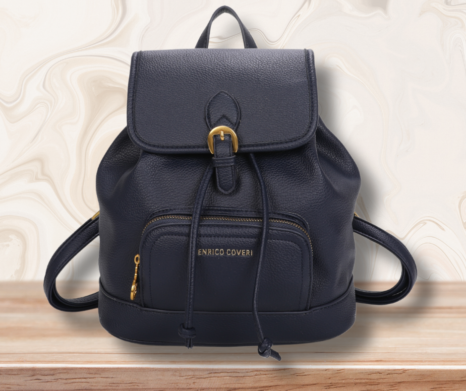E.COVERI ZAINO 29X13X30 BLU
