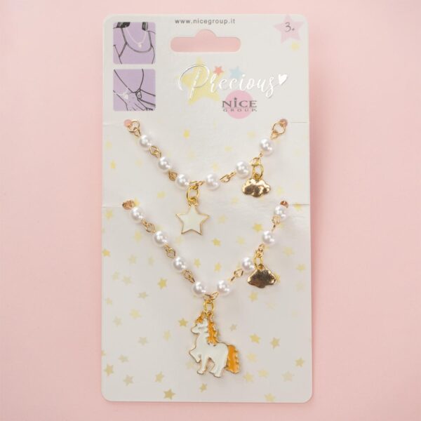 COLLANA CON BRACCIALE UNICORNO