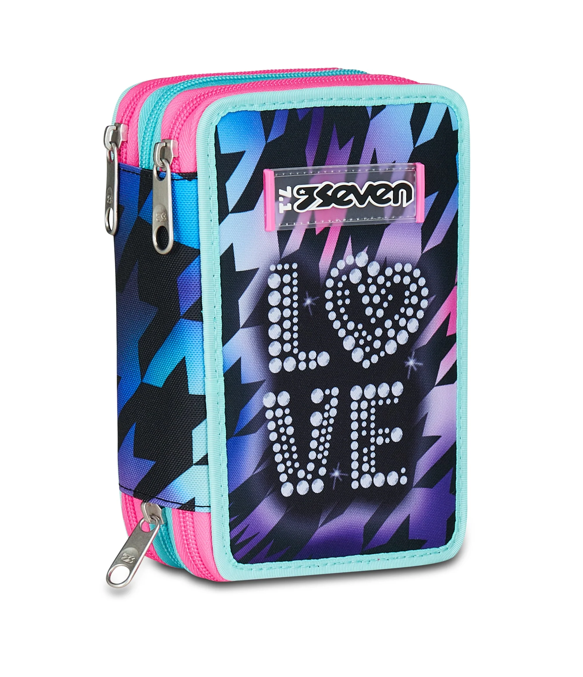 SEVEN ASTUCCIO 3 ZIP GIRL GLOW LOVE