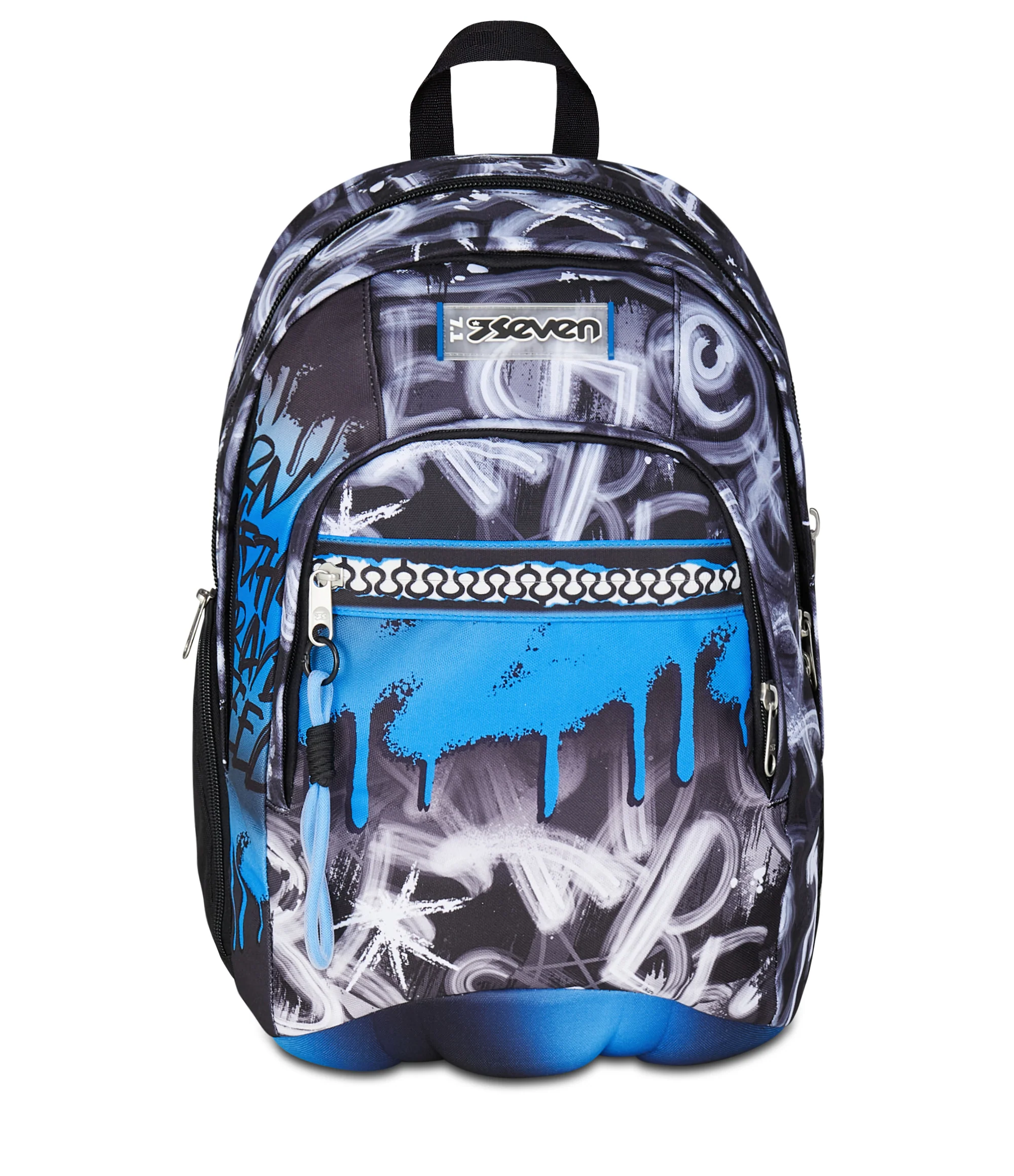 SEVEN ZAINO DUAL CON FONDO 3D SAGOMATO GRAFFITI BOY
