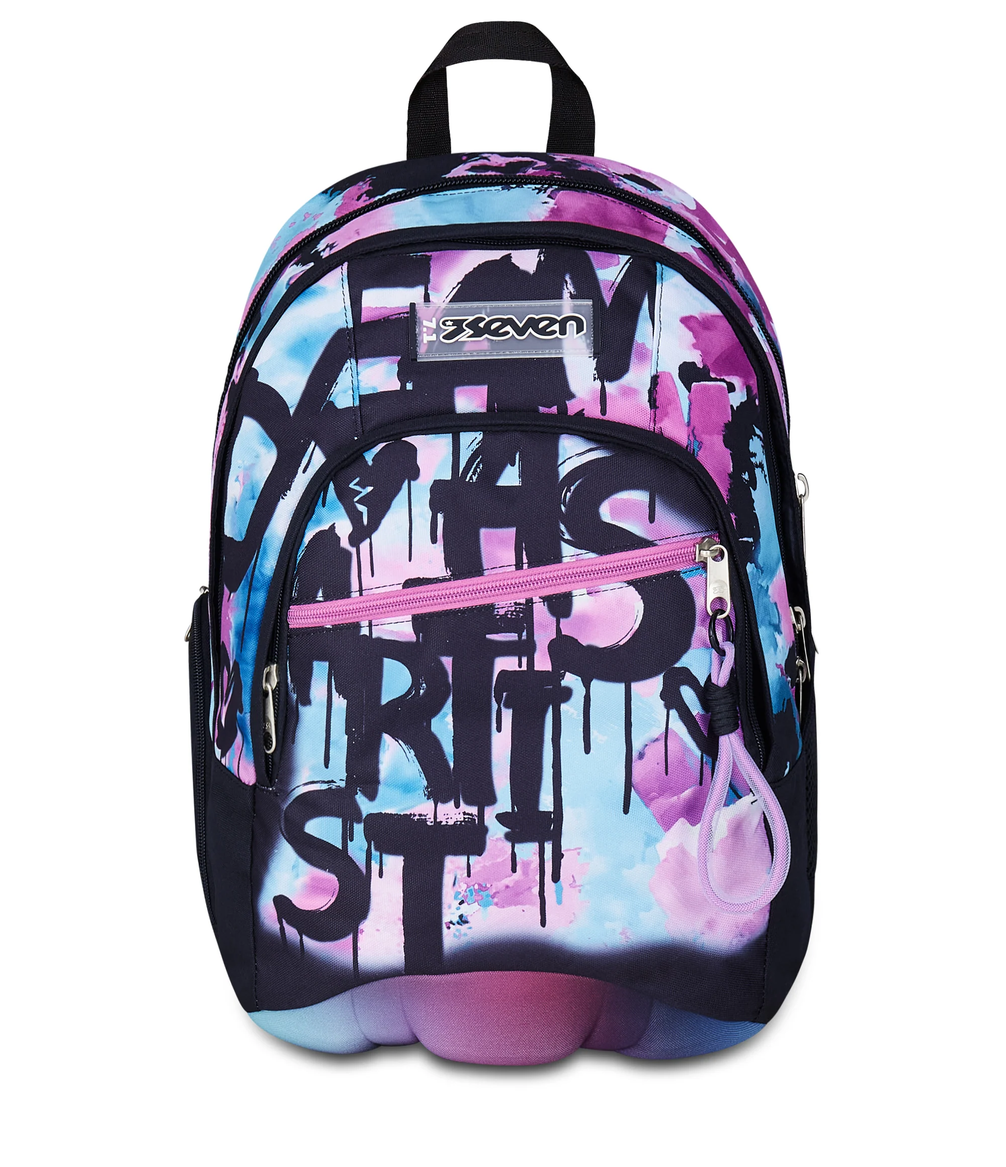 SEVEN ZAINO DUAL CON FONDO 3D SAGOMATO GRAFFITI GIRL