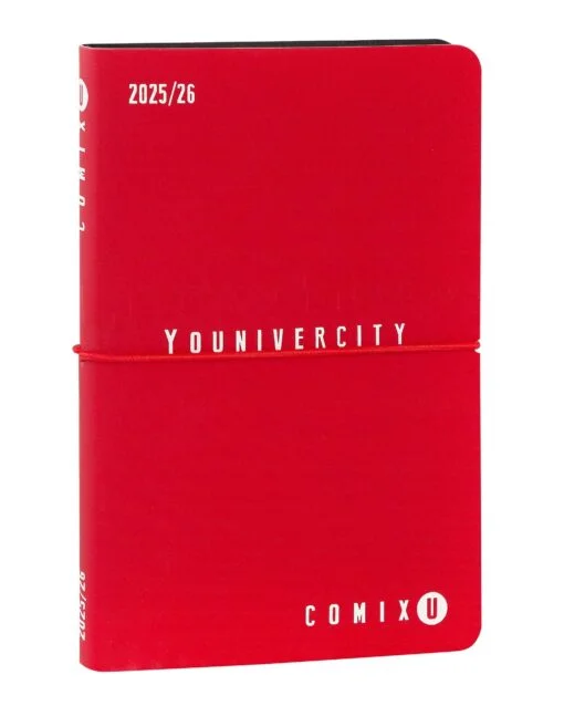 Agenda 13 Mesi 2025/2026 Week Medium Comix U Younivercity – Red