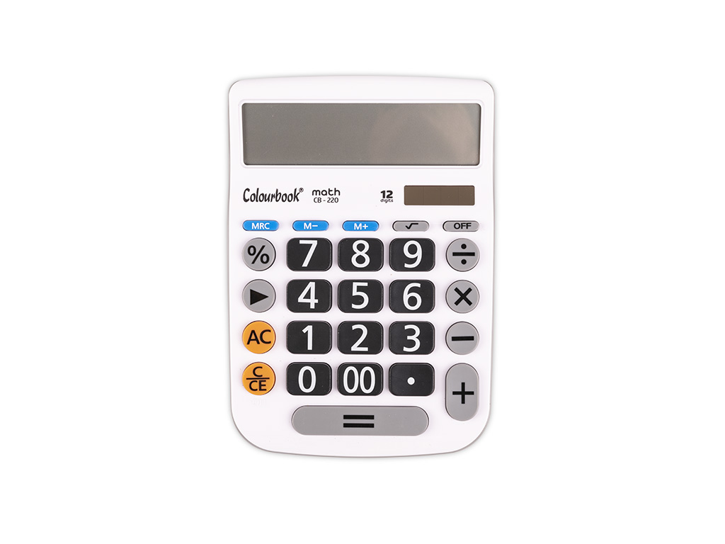 Calcolatrice da tavolo MATH CB-220 12 cifre COLOURBOOK