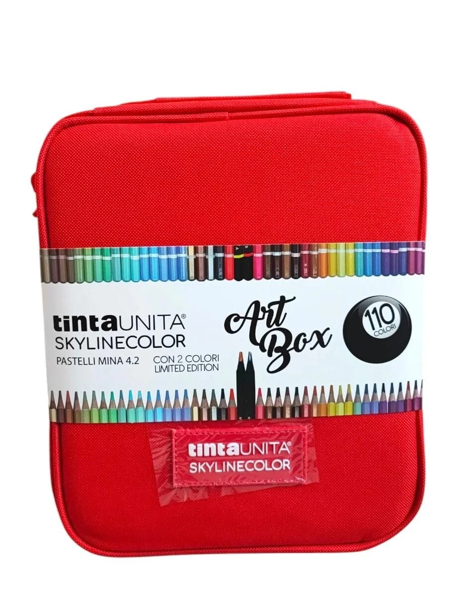 ASTUCCIO ART BOX TINTA UNITA SKYLINECOLOR RED