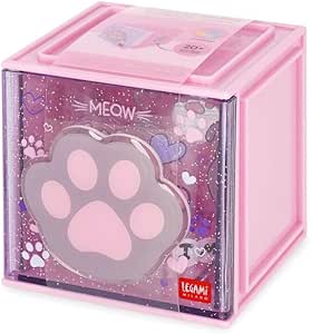 Legami - Box Componibile da Scrivania Cutie Cubes, Tema Kitty