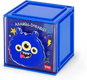 Legami - Box Componibile da Scrivania Cutie Cubes, Tema Monster