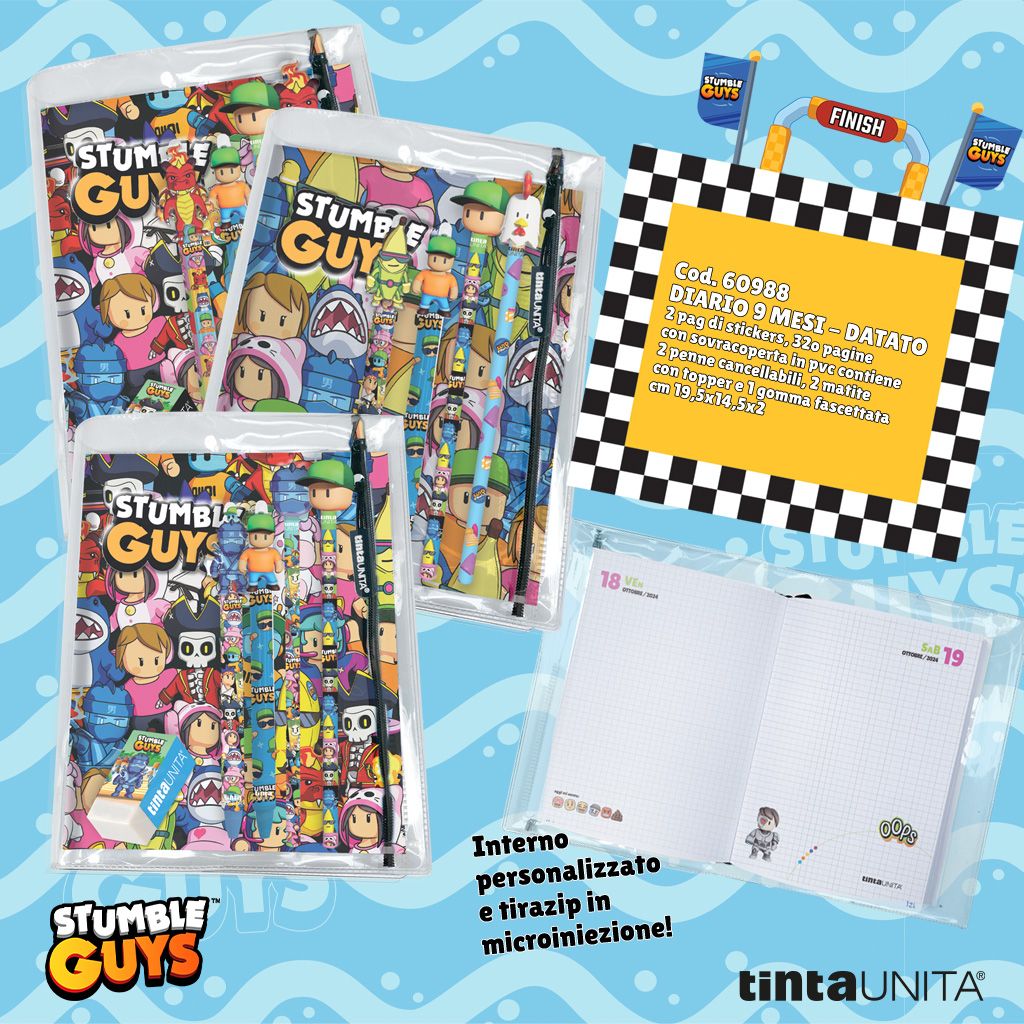 TINTA UNITA DIARIO STUMBLE GUYS