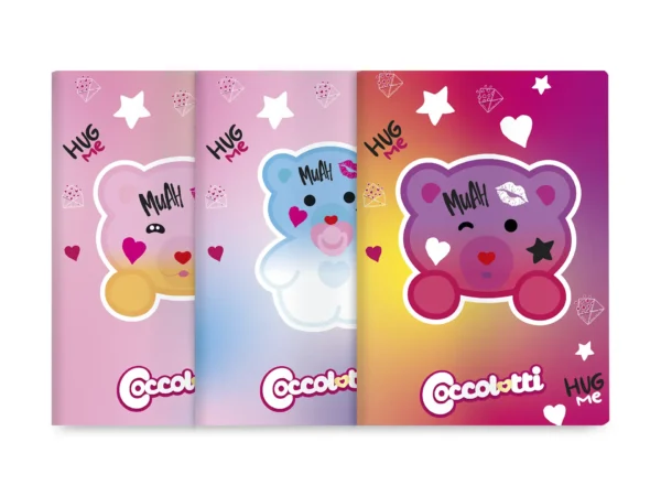 Set 3 quaderni A4 Coccolotti Love&Tell – Righe quarta e quinta elementare