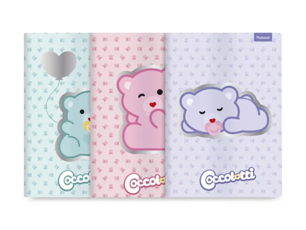 Set 3 quaderni profumati A4 Coccolotti Classic – Righe terza elementare