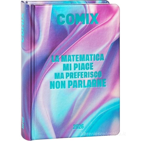 Comix 2025-2026. DIARIO 16 mesi mignon plus. Silky Wave