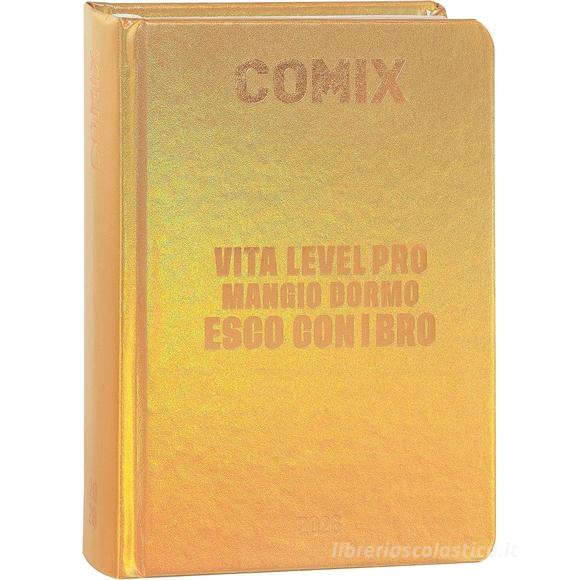 Comix 2025-2026. DIARIO 16 mesi mignon plus. Gold