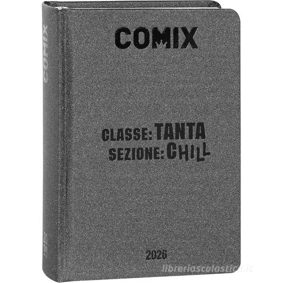 Comix 2025-2026. DIARIO 16 mesi mignon plus. Carbone