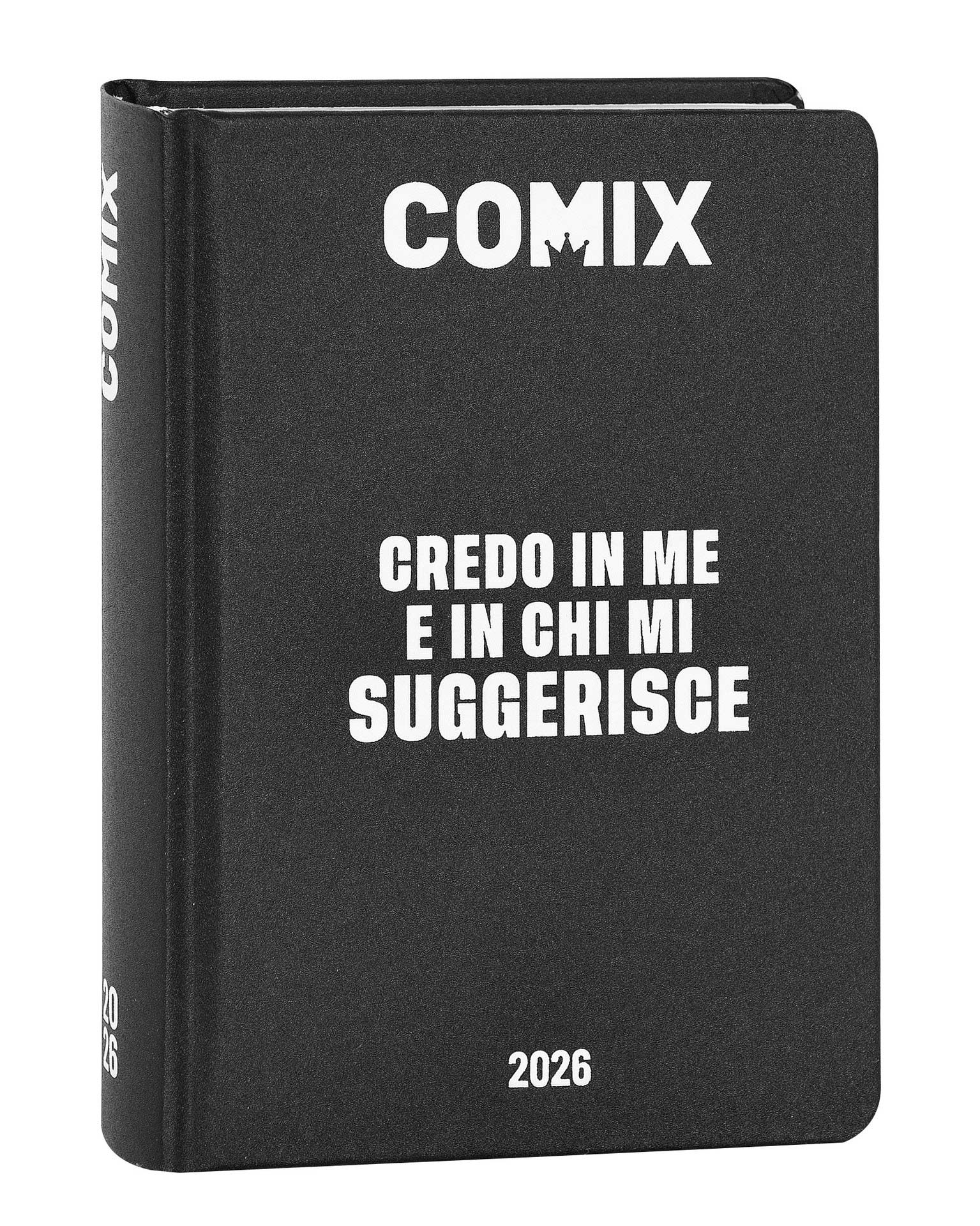 Diario Agenda Comix Datato 16 Mesi 2025/2026 Mini – Black & White