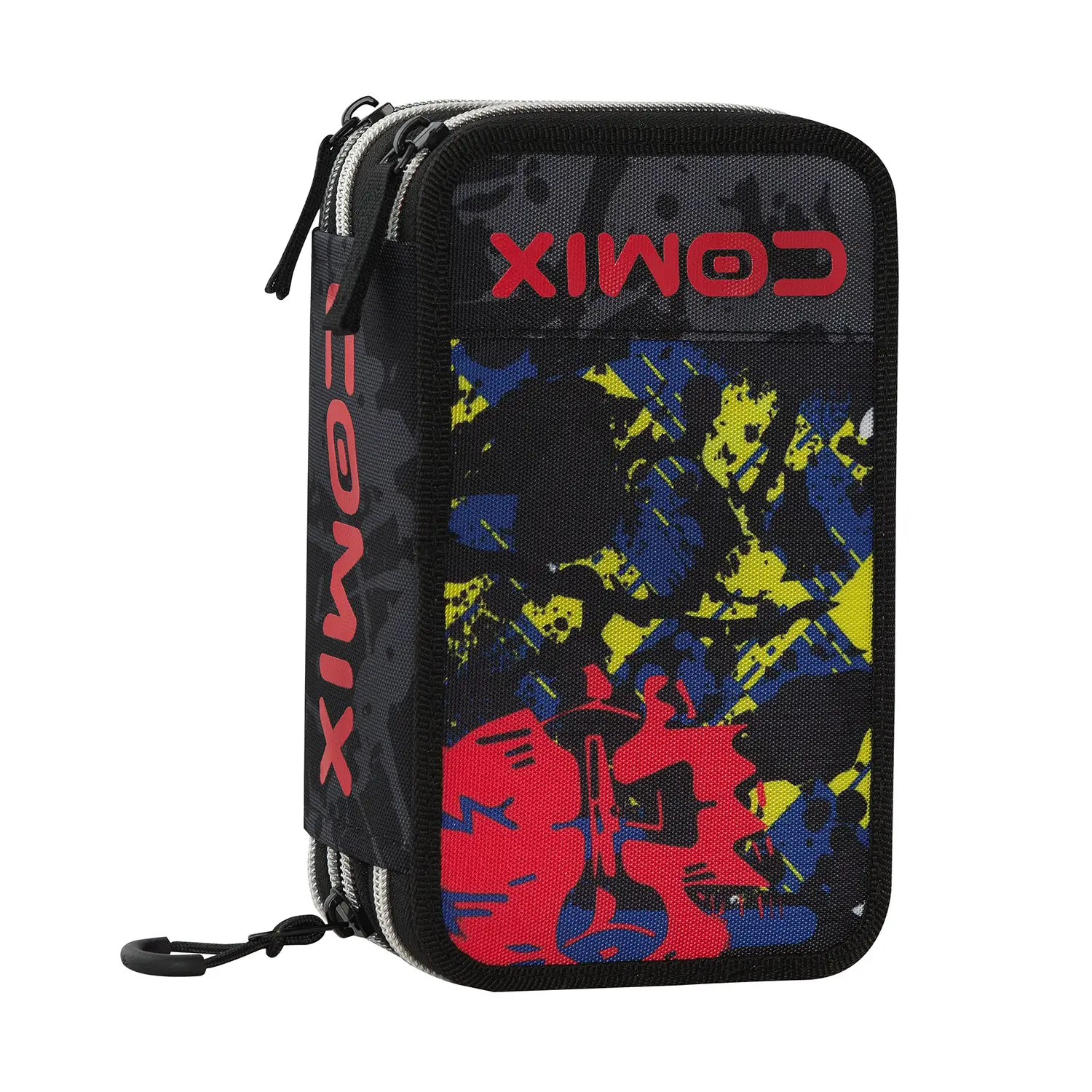 Astuccio Scuola Comix WBS Skull 3 Zip