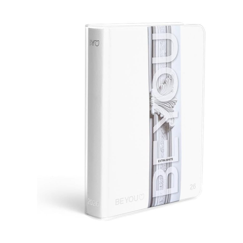BE YOU - Diario Scuola Extra White 2025/2026, 12 mesi
